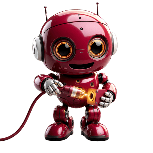 Heppu the mascot plugging in a cable